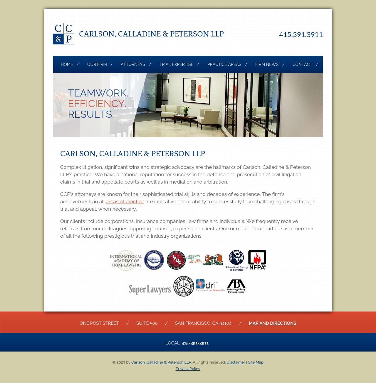 Carlson, Calladine & Peterson LLP - Los Angeles CA Lawyers