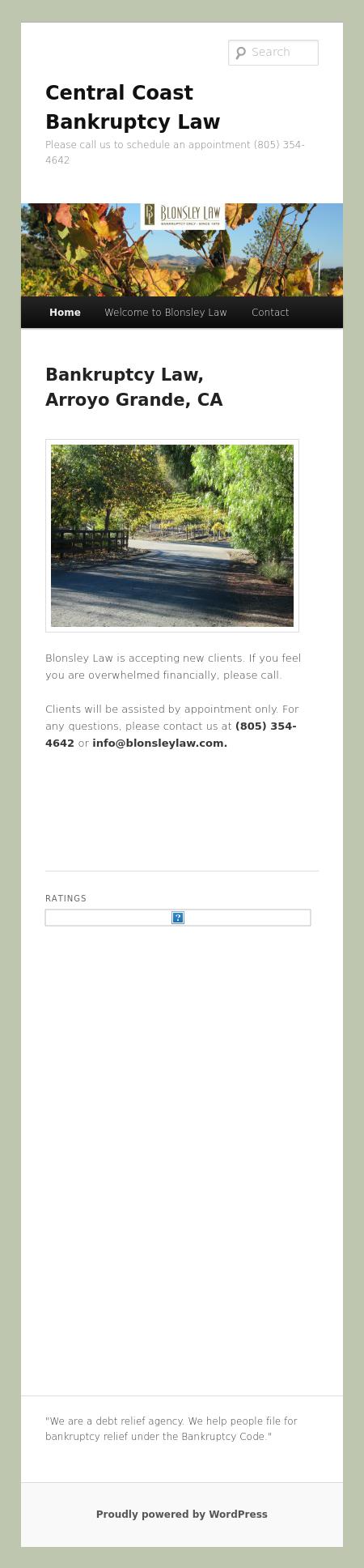 Blonsley Law - Arroyo Grande CA Lawyers