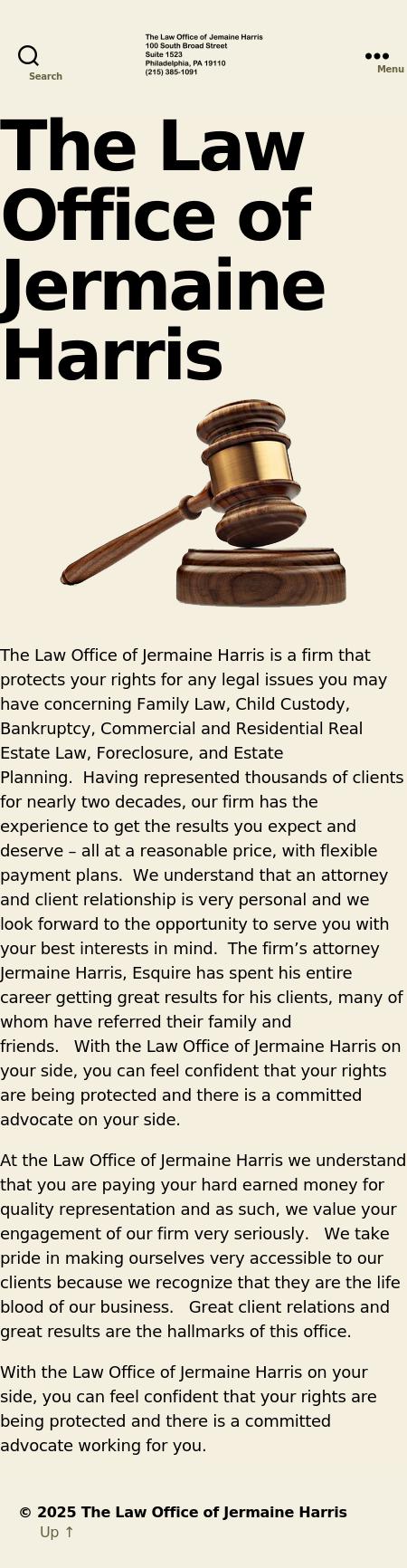 Law Office of Jermaine Harris - Philadelphia PA Lawyers