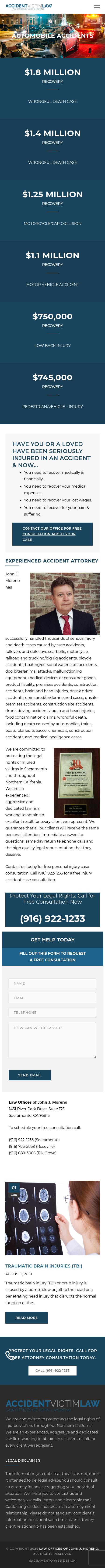 Law Offices of John J. Moreno - Sacramento CA Lawyers