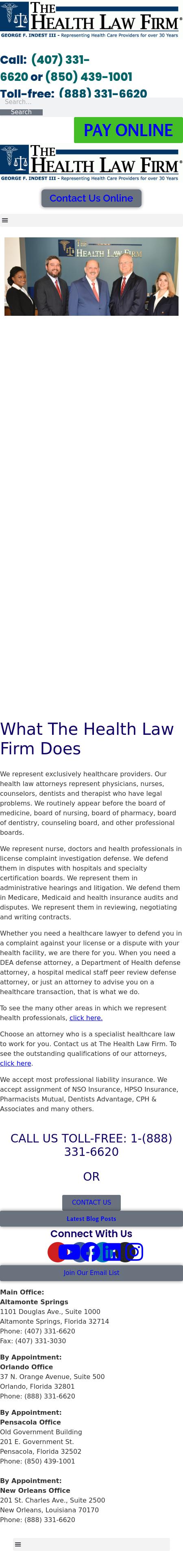 The Health Law Firm - Orlando FL Lawyers