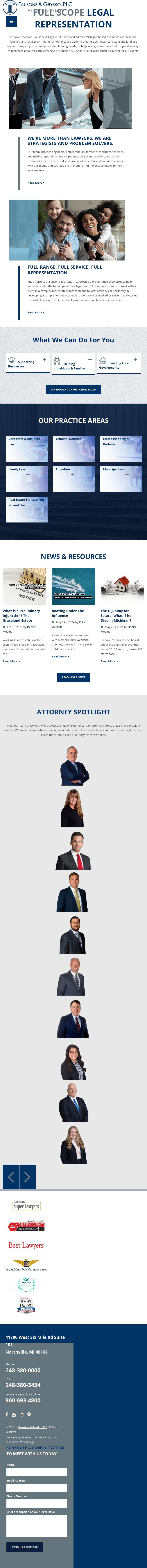 Fausone Bohn, LLP - Northville MI Lawyers