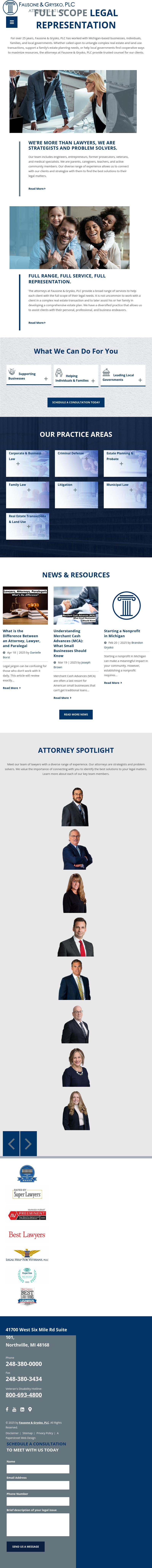 Fausone Bohn, LLP - Northville MI Lawyers