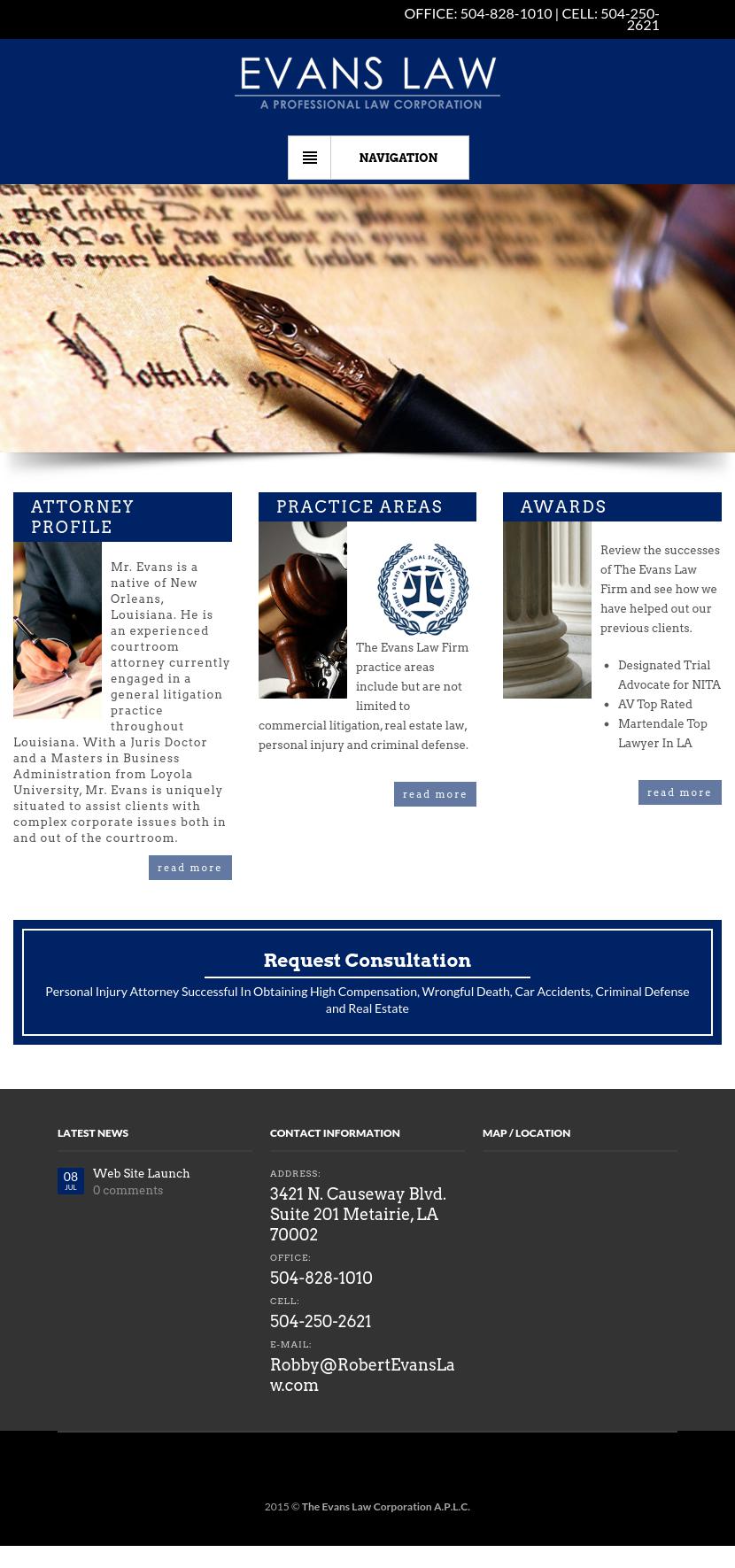 Robert B. Evans III - Metairie LA Lawyers