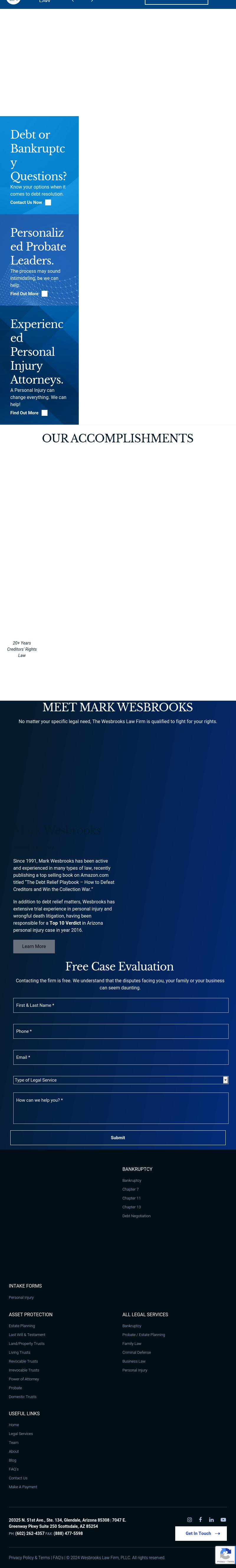 The Wesbrooks Law Firm, PLLC - Peoria AZ Lawyers
